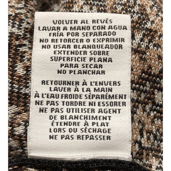 Womens Ruby Rd Snakeskin Pattern Cardigan Long Sleeve SharkBite Hem Multi S - Picture 10 of 10